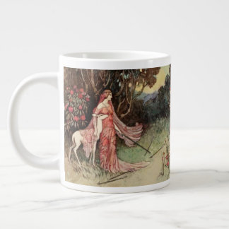 Caneca De Café Grande Vintage Fairytale Paintings Mug