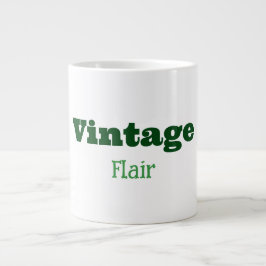 Caneca De Café Grande Vintage Flair Specialty Mug