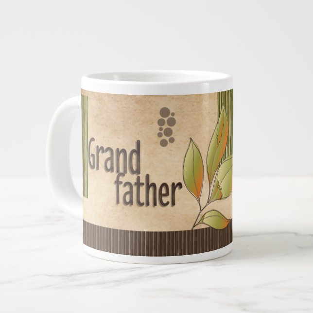 Caneca De Café Grande Vintage Mug (Frente Esquerda)