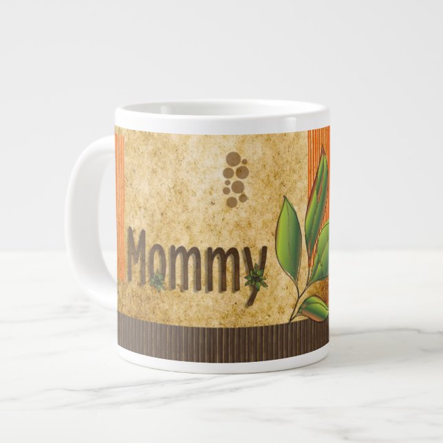 Caneca De Café Grande Vintage Mug (Frente Esquerda)