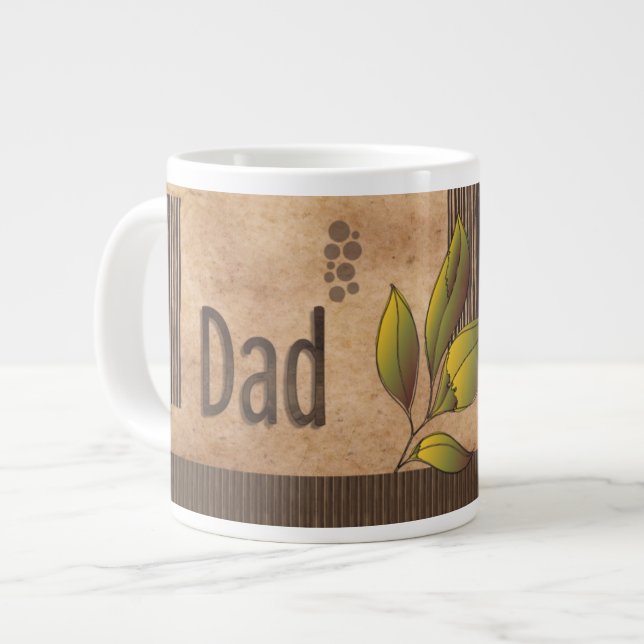 Caneca De Café Grande Vintage Mug (Frente Esquerda)