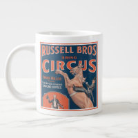 Vintage Russell Brothers Circus Poster.