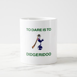Caneca De Café Grande Vintage "Sporting Emblem" com Didgeridoo Moti