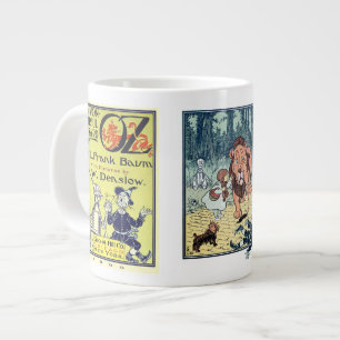 Caneca De Café Grande Vintage Wizard de Oz Fairy Tale Characters