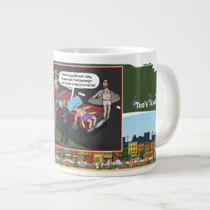 Caneca De Café Grande Violação do Exibicionista   Humor de Jogo de Palav