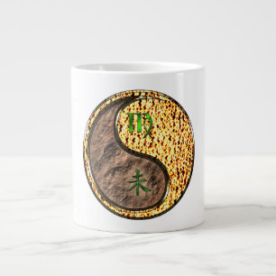 Caneca De Café Grande Virgem & Cabra de Fogo