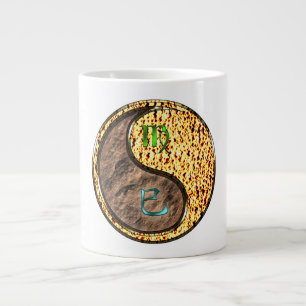 Caneca De Café Grande Virgem & Cobra de Fogo