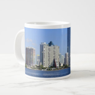 Caneca De Café Grande Vista de Miami Skyline