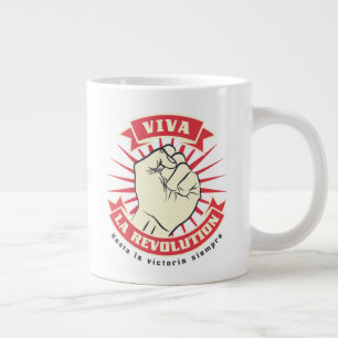 Caneca De Café Grande Viva a revolução