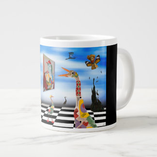 Caneca De Café Grande Viva a sua arte
