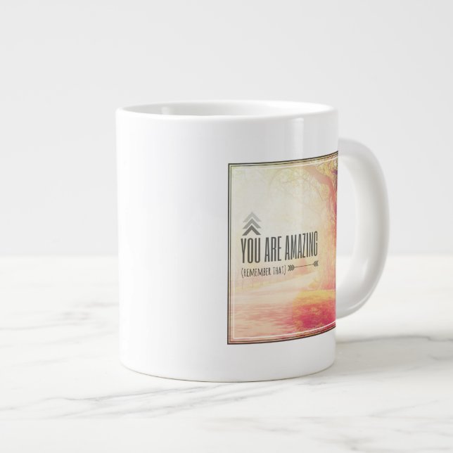 Caneca De Café Grande Você É Incrível (Frente Esquerda)