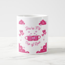 Caneca De Café Grande Você é Meu Copo de Amor – Arte Impressa Presente R