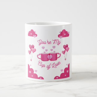 Caneca De Café Grande Você é Meu Copo de Amor – Arte Impressa Presente R