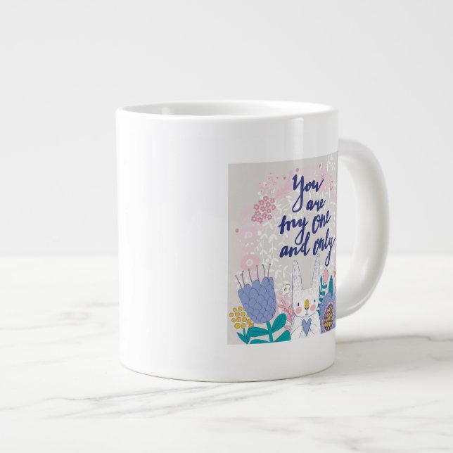 Caneca De Café Grande Você É Meu E Só (Frente Esquerda)