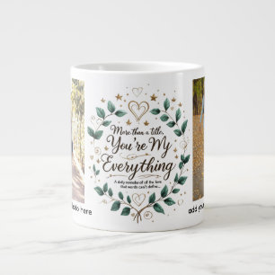 Caneca De Café Grande Você é o meu Tudo - Jumbo Personalizado Mug