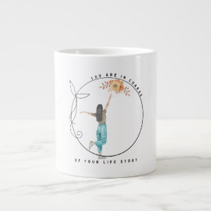 Caneca De Café Grande Você É Responsável Pela Sua História De Vida