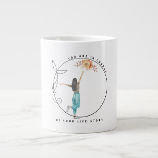 Caneca De Café Grande Você É Responsável Pela Sua História De Vida