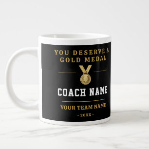 Caneca De Café Grande Você Merece uma Foto da Equipe de Treinadores Meda
