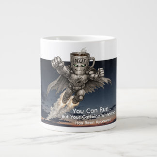 Caneca De Café Grande Você Pode Correr. Sua Abstinência de Cafeína Aprov