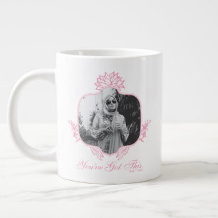 Caneca De Café Grande Você tem isso, o lótus branco