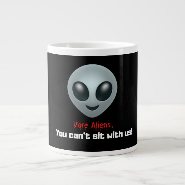 Caneca De Café Grande Vore Alienígena Invasion Mug (Frente)