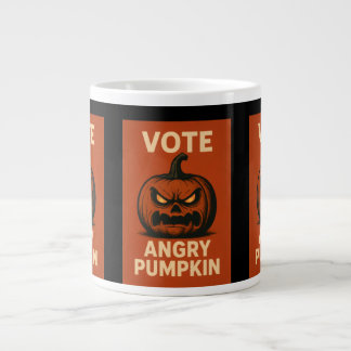 Caneca De Café Grande Votar Uma Muja De Café De Abóbora Zangada