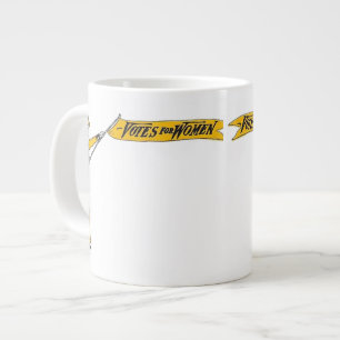 Caneca De Café Grande Votos de Suffragette para Mulheres Mug