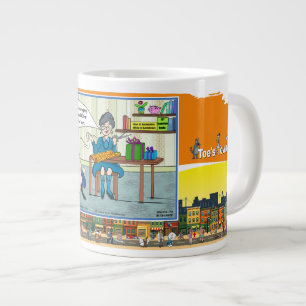 Caneca De Café Grande Vovó Verme Humor Visual Absurdo