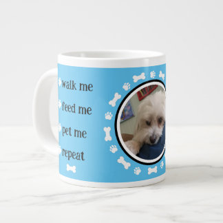 Caneca De Café Grande Walk Me Repetir Mug