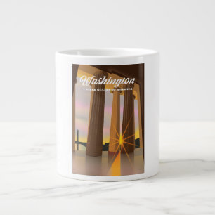 Caneca De Café Grande Washington Estados Unidos da América