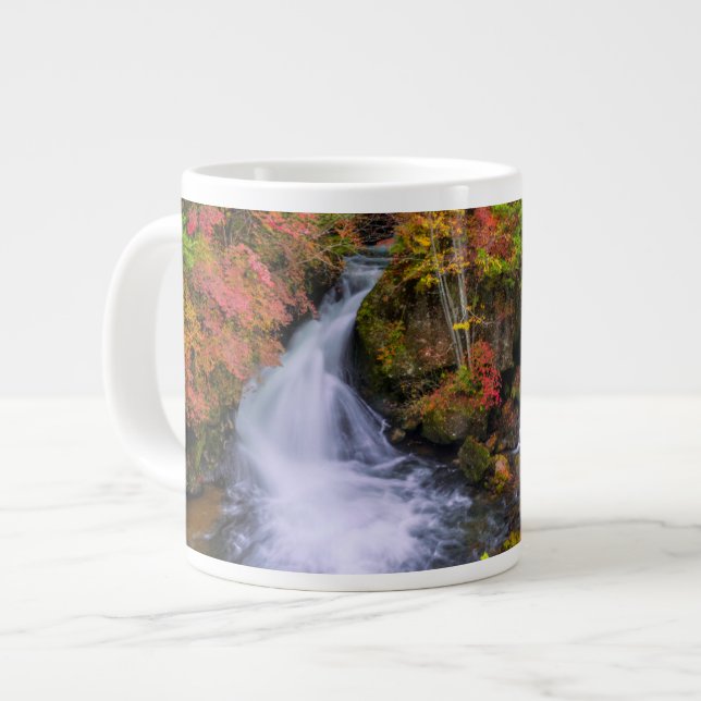 Caneca De Café Grande Waterfalls | Faucet Waterfalls Nikko Japan Fall (Frente Esquerda)