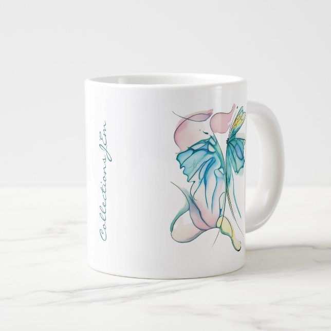 Caneca De Café Grande Waterfly 2 (Frente Esquerda)
