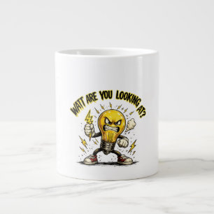 Caneca De Café Grande Watt Você Está Olhando? Bússola Engraçada e Irrita