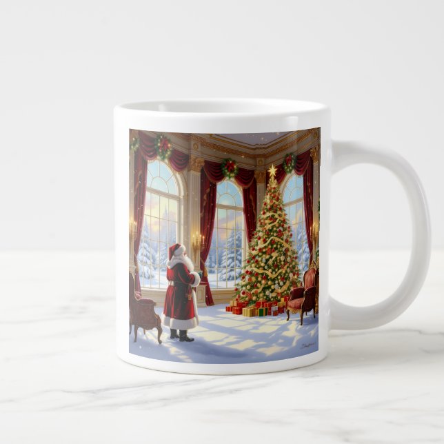 Caneca De Café Grande „Weihnachtliche Harmonie“ (Direita)