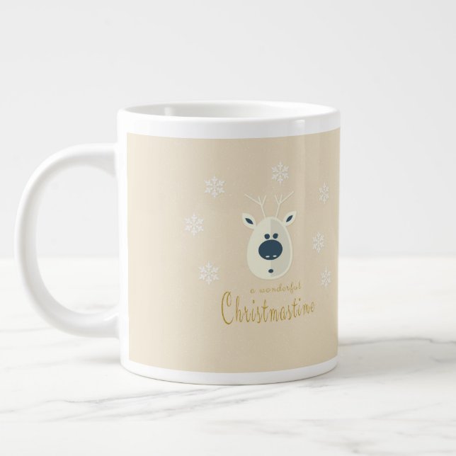 Caneca De Café Grande Weihnachtsmotiv No. 4 (Esquerda)