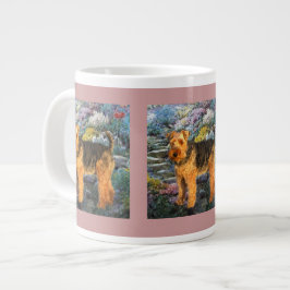 Caneca De Café Grande Welsh Terrier Art