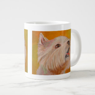 Caneca De Café Grande West Highland White Terrier Retrato