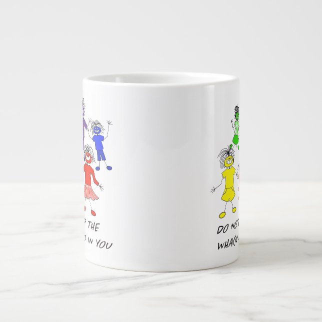 Caneca De Café Grande Whack-A-Do (Frente)