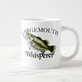 Caneca De Café Grande Whisperer de Bass Largemouth