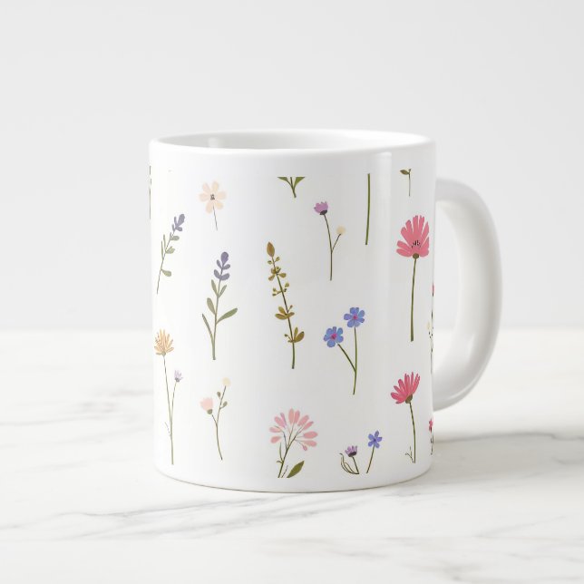 Caneca De Café Grande Whispering Wilds (Frente Esquerda)