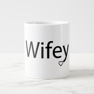Caneca De Café Grande Wifey - Jumbo Mug