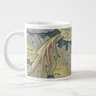 Caneca De Café Grande William Morris Acanthus Deixa Arte Floral Nouveau