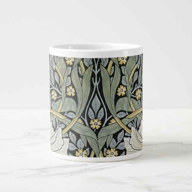 Caneca De Café Grande William Morris - Design de Pimpernel Pattern (Frente)