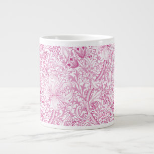 Caneca De Café Grande William Morris Ouro Lily Floral Patterno