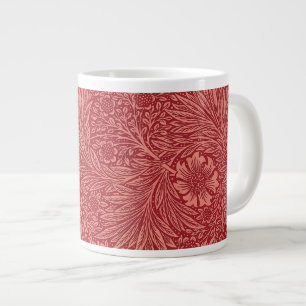 Caneca De Café Grande William Morris Red Marigold Pattern
