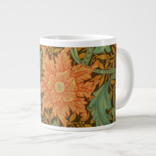 Caneca De Café Grande William Morris Solteiro Stem Pattern Art Nouveau