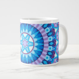 Caneca De Café Grande Winter Mandala