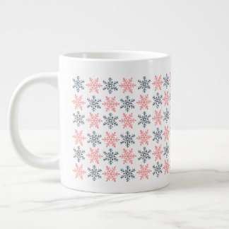 Caneca De Café Grande Winter Snowflake Specialty Mug