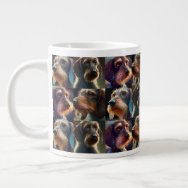 Caneca De Café Grande Wirehair Dachshund Giant Coffee Mug
