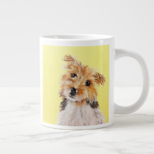 Caneca De Café Grande Wirehaired JRT